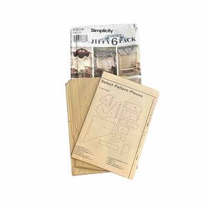 Simplicity Sewing Pattern 8324 Abbies Jiffy 6 Pack Window Treatments Valance NEW